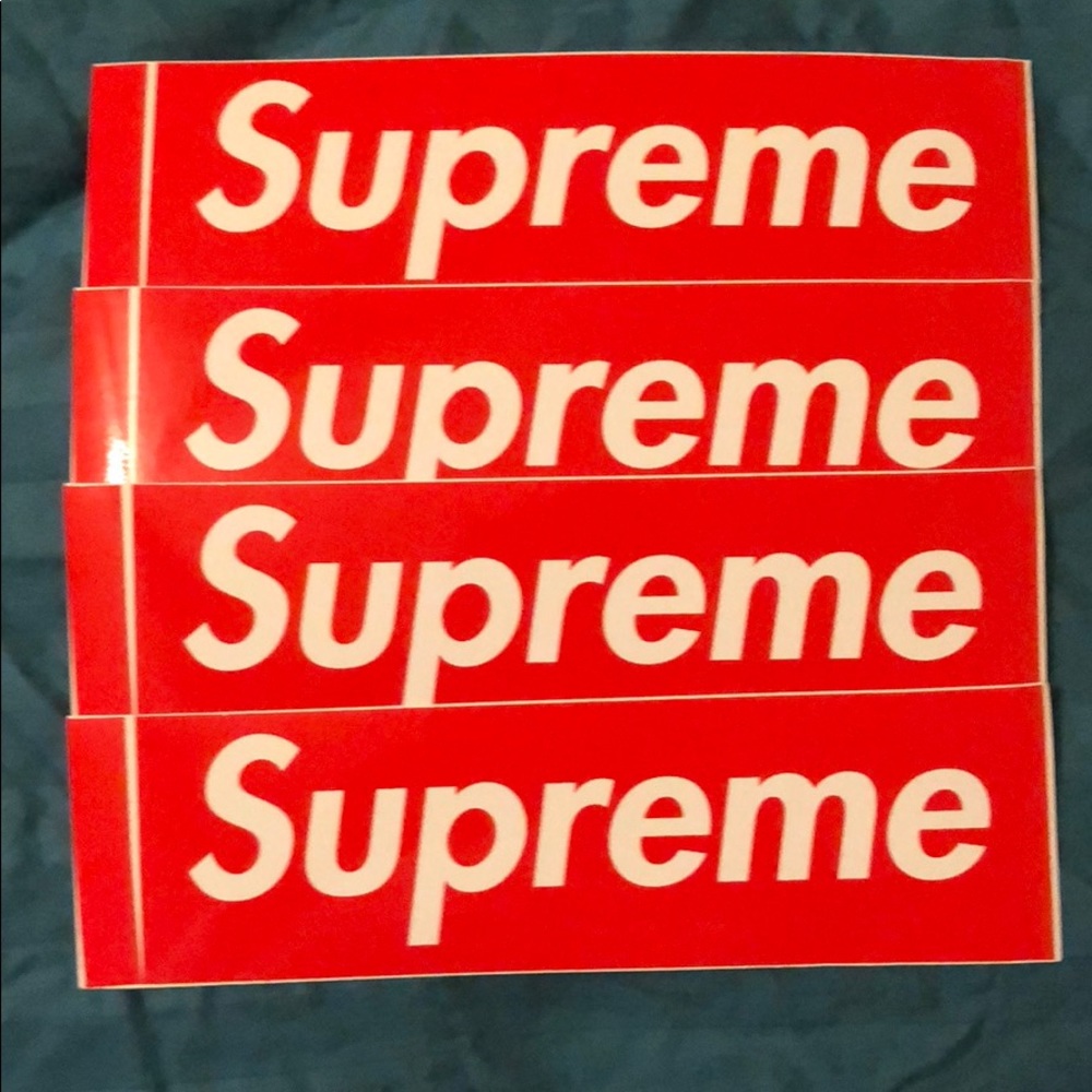 Authentic Supreme Stickers
